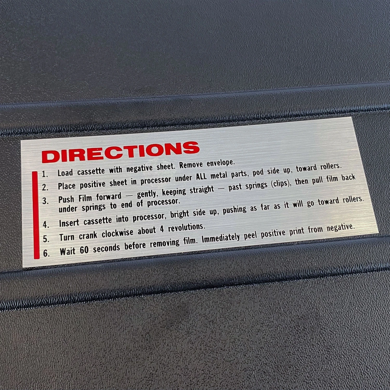Polaroid 8x10 : Processor Kit :: Manual 5 Polaroid 8x10 : Processor Kit :: Manual - Image 3